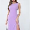 Vestido De Tubo - Lilac -Tienda barata Ulla Popken 3cc445bae2844ff4ba3752dc6ea19d37