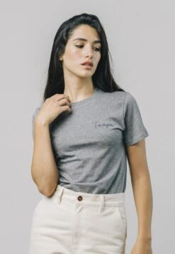 Brava Fabrics I'M Organic- Camiseta Estampada - Grey