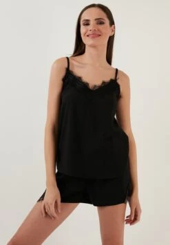 LELA Regular Fit Set - Pijama - Black -Tienda barata Ulla Popken 3f36a2675b574ba88f89552b8f273026