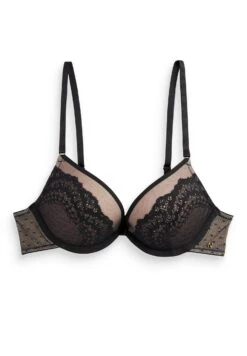 Next Trapped Smooth Push Up Pad Plunge - Sujetador Push-Up - Black -Tienda barata Ulla Popken 40742914bd3c4076854b943118ffe3f2