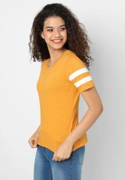 Cherry - Camiseta Estampada - Yellow -Tienda barata Ulla Popken 40aaac14fda84100923112e13cf2096a
