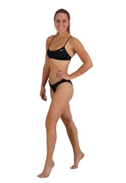 Hydrastrong Solid Cutout Swim - Top De Bikini - Black -Tienda barata Ulla Popken 413234a00734423cb4c6df9d6ee0605a
