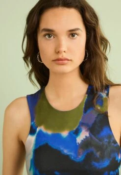 Next Sleeveless Standard - Vestido Largo - Tie Dye Print