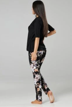 Happy Mama Pijama - Black Flowers -Tienda barata Ulla Popken 43a3905985434f47bcbbfb99d6f0fc03