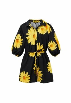 Desigual Stretchport - Vestido Camisero - Black -Tienda barata Ulla Popken 43cc2abe69da4570b36083c320e265b4