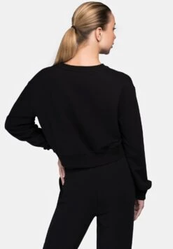 Lonsdale Cropped Culbokie - Sudadera - Black Gold -Tienda barata Ulla Popken 4434ca3ec52a45b1bda4430e28c40512