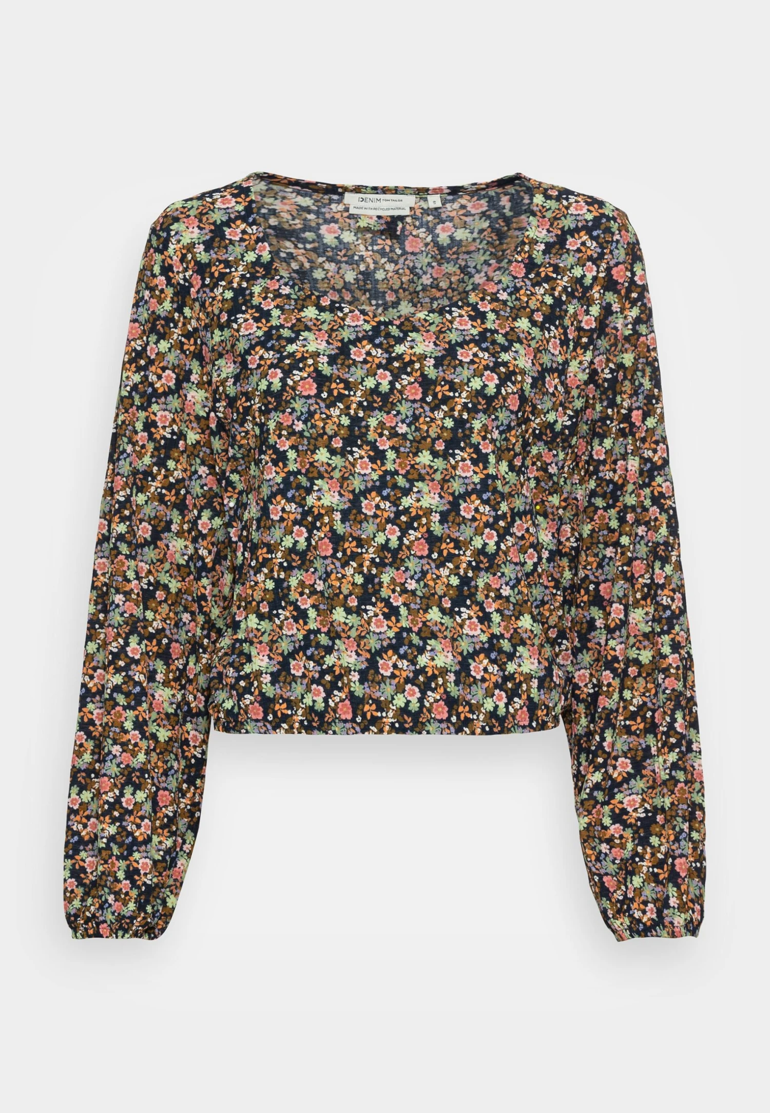 TOM TAILOR Denim Loose Structured - Camiseta De Manga Larga - Multi-Coloured 3 TOM TAILOR Denim Loose Structured - Camiseta De Manga Larga - Multi-Coloured