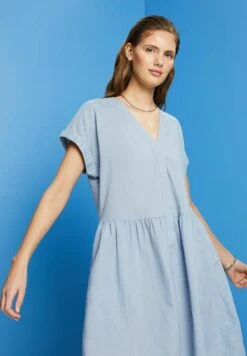 ESPRIT Dress - Vestido Informal - Light Blue Lavender -Tienda barata Ulla Popken 48918581b2794901b0a5fca1d9343242
