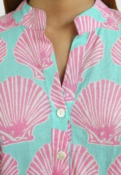 Shell Flounce- Vestido Camisero - Turquoise -Tienda barata Ulla Popken 48e47a4ed00a4f76afe9b05811fa9c12