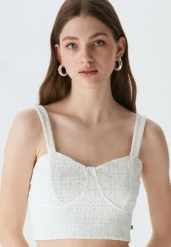 LTB Horeme - Top - White -Tienda barata Ulla Popken 498c13478148443ab7cd54f38baa65b4