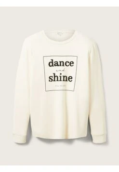 Tom Tailor Mit Glitzerndem Print  - Sudadera - Soft Buttercream -Tienda barata Ulla Popken 49d868df2fda4c8ab649a8881e802be8