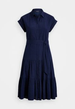 Vilma Short Sleeve Day Dress - Vestido Camisero - French Navy -Tienda barata Ulla Popken 4c94ae7235bf4824b560c47b5f1f812a