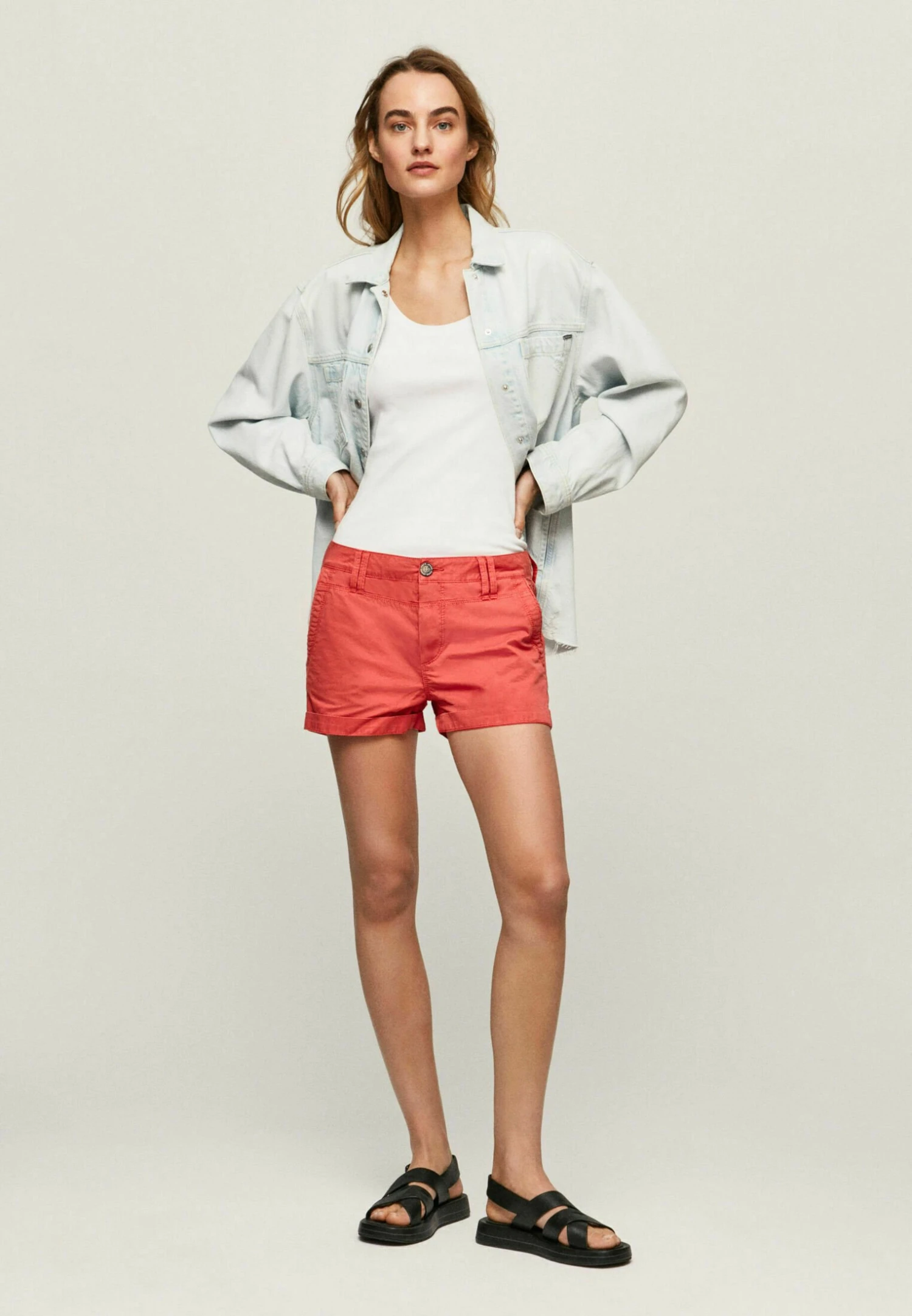 Pepe Jeans Balboa- Shorts - Studio Red 4 Pepe Jeans Balboa- Shorts - Studio Red - Imagen 2