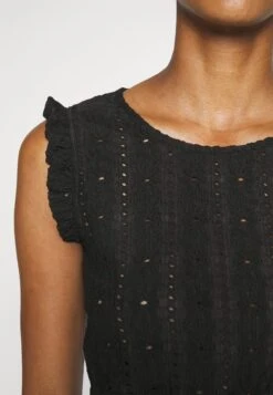 Frill Lace Top - Top - Black -Tienda barata Ulla Popken 4d05ad3d248849bf92741d2489273e79