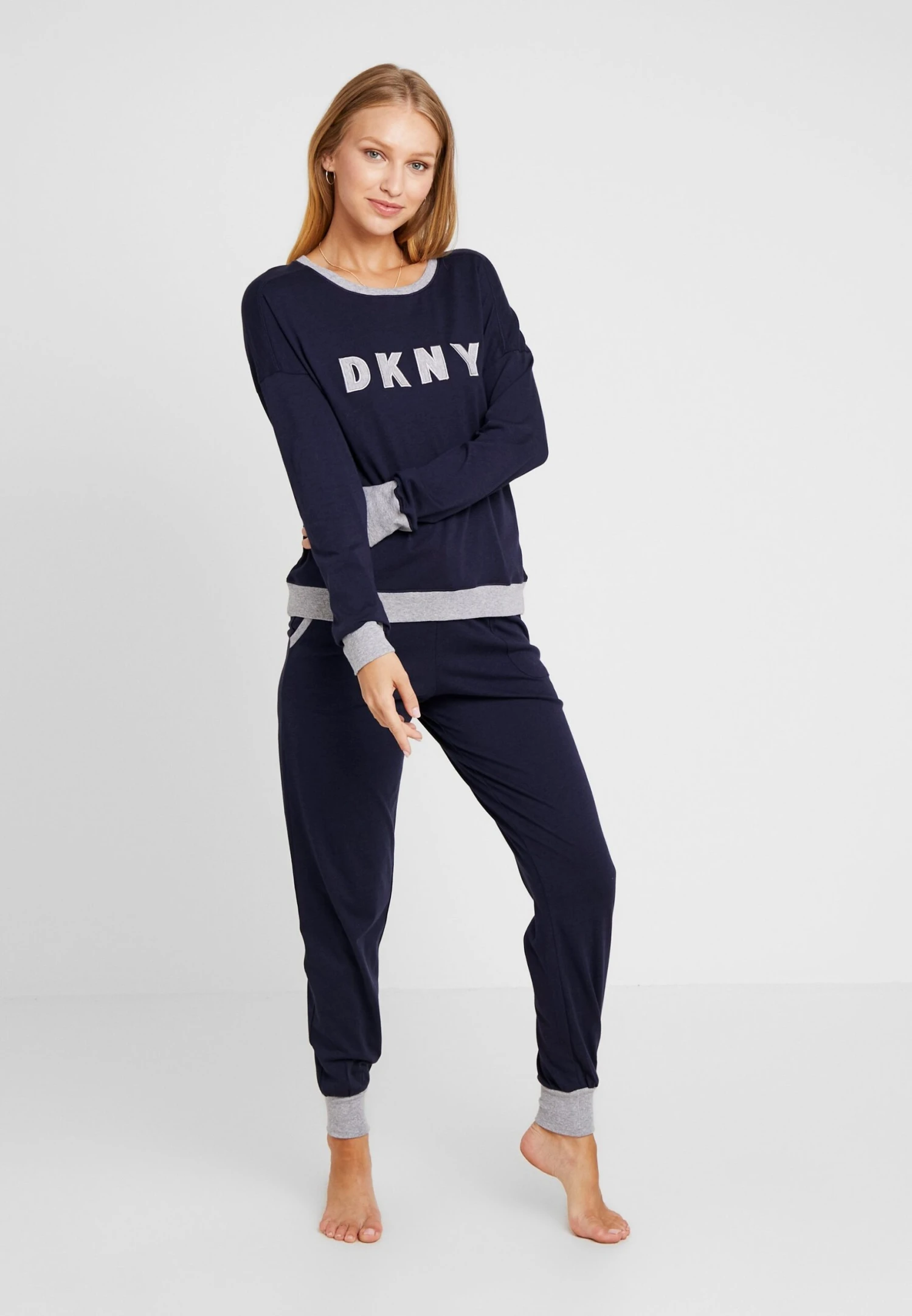 New Signature - Pijama - Dark Blue/White 4 New Signature - Pijama - Dark Blue/White - Imagen 2