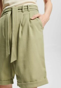 ESPRIT Mit Bundfalten - Shorts - Light Khaki -Tienda barata Ulla Popken 4fea556996104916bd7546214db4f47f