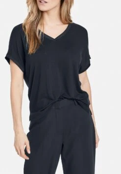 Gerry Weber Kurzarm Mit Legerem Schnitt - Camiseta Básica - Navy -Tienda barata Ulla Popken 50630cc842bb4bbcbf20cca98221bcee