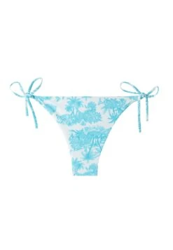Calzedonia Sorrento Brazilian - Braguita De Bikini - Blau Summer Palm Tree Pattern -Tienda barata Ulla Popken 53bb8b254eb34867974afbba2eaf2b0b
