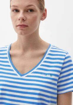 S.Oliver Streifen Mit Front - Camiseta Estampada - Royalblau -Tienda barata Ulla Popken 5414f75aa4c04d09b26a91960e9e79f9
