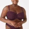 Next Non Pad - Sujetador Balconette - Plum Purple -Tienda barata Ulla Popken 54cb423b23ca4f179504d57710f591ec