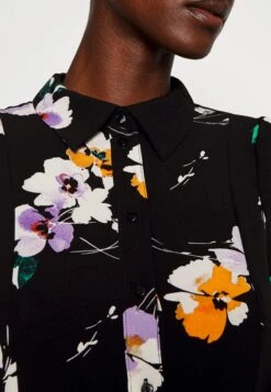 Vero Moda Tall Vmshilah Naja Long Shirt Dress - Vestido Camisero - Black/Penny -Tienda barata Ulla Popken 564a3ccd2e354aac9009e1accf63cde9