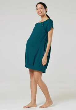 Umstands Und Stillshirt - Camisón - Flaschengrün -Tienda barata Ulla Popken 56bfdf1fcd6a4d77a5276a53250b900b