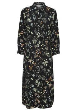 Soaked In Luxury Slvioletta - Vestido Camisero - Black Botanical Print -Tienda barata Ulla Popken 5845fa8f4e4b4f85867d8f9e1ef73f79