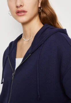 Even&Odd Sudadera Con Cremallera - Dark Blue -Tienda barata Ulla Popken 586c031329504e9db8a04e72b8e85f8b
