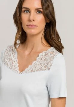 HANRO Camisón - Cool Blue -Tienda barata Ulla Popken 58803b8a34084c7998cb1cdcc165c4e2