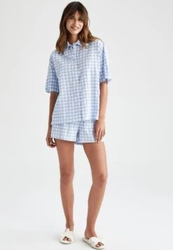 DeFacto Regular Fit - Shorts - Blue -Tienda barata Ulla Popken 598ec9f2bb6a4dae98ac9ee5d32c6d6f