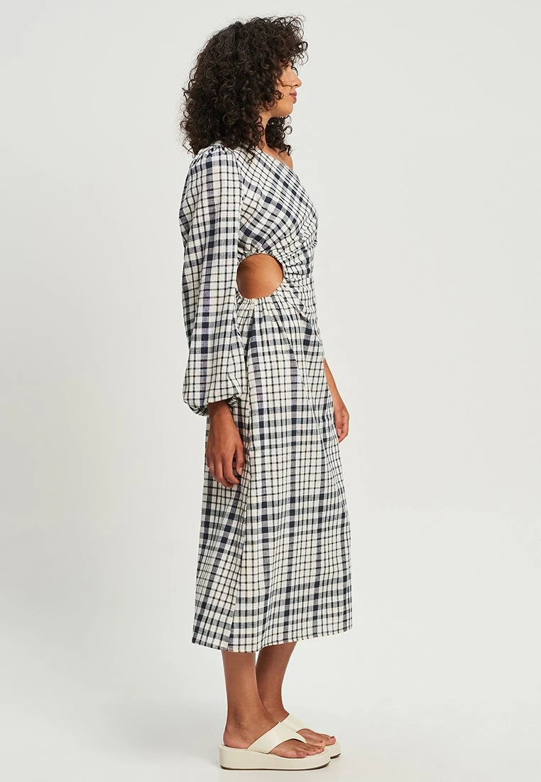 Calli Vida - Vestido Informal - Navy Check 6 Calli Vida - Vestido Informal - Navy Check - Imagen 4