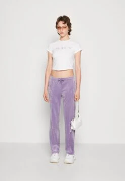 Juicy Couture Digi Shrunken Tee - Camiseta Estampada - White -Tienda barata Ulla Popken 5c609b513ba14c7abf7a5cedfbef2e18