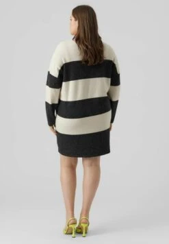 Vero Moda Curve Vestido De Punto - Black -Tienda barata Ulla Popken 5d65eee351924bdf90f457f9d52b873c