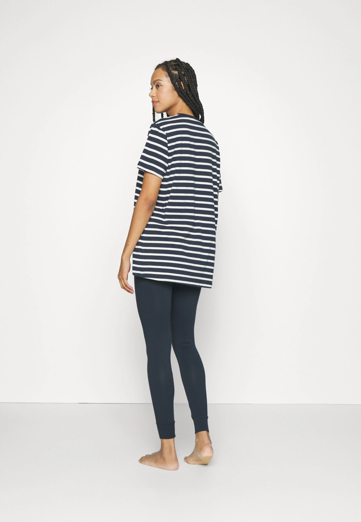 Schiesser Schlafanzug Lang Leggings - Pijama - Nachtblau 5 Schiesser Schlafanzug Lang Leggings - Pijama - Nachtblau - Imagen 3