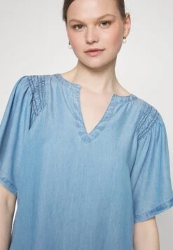 ESPRIT Clt Clt - Vestido Vaquero - Blue Medium Wash -Tienda barata Ulla Popken 5dd5bc87f5fd46fc8727010628b12fee