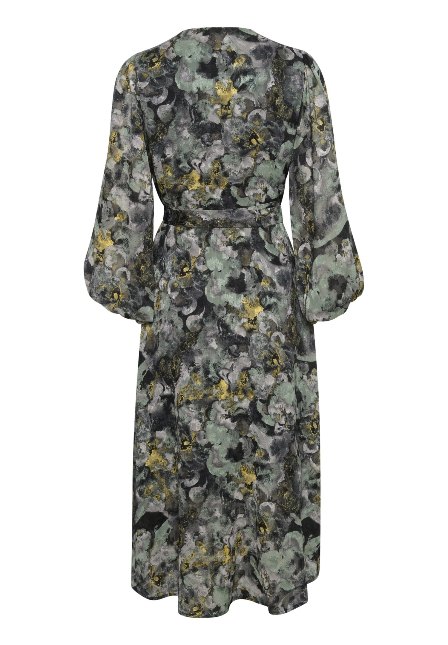 InWear Basiraiw Wrap - Vestido Informal - Green Marble Flower 9 InWear Basiraiw Wrap - Vestido Informal - Green Marble Flower - Imagen 7