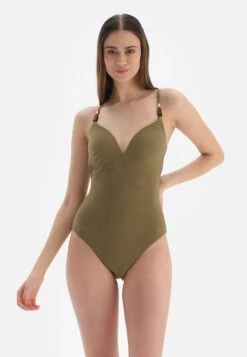 Maxi Nexture - Bañador - Green -Tienda barata Ulla Popken 5ee136b44cc74c69ab1827273dbdb889