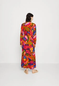 Farm Rio Rainbow Forest Dress - Vestido Largo - Multicolor -Tienda barata Ulla Popken 61c4adea0e7341098f1dc1f2335d41b9
