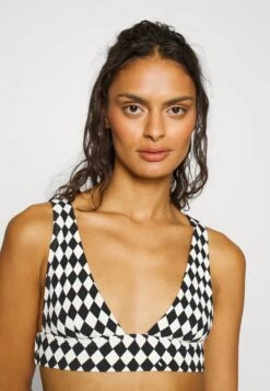 Billabong Diamond Daze Remi Plunge - Top De Bikini - Black Pebble -Tienda barata Ulla Popken 63ef7205aef34b27bb89f2010504efe9