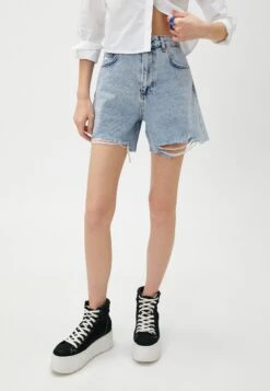 Koton Pocket Detail Destroyed - Shorts Vaqueros - Light Indigo 9 Koton Pocket Detail Destroyed - Shorts Vaqueros - Light Indigo -Tienda barata Ulla Popken 645a9a467a5d44b7989696c53f0aa715