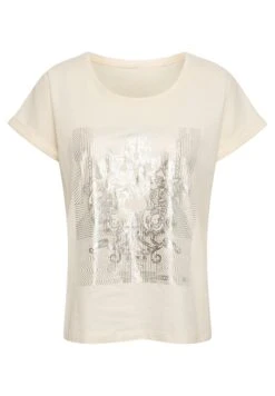 Cream Davoa - Camiseta Estampada - Eggnog -Tienda barata Ulla Popken 675394f0485541558511da1f7d551e45