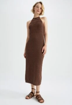 DeFacto Fitted - Vestido De Punto - Brown 6 DeFacto Fitted - Vestido De Punto - Brown -Tienda barata Ulla Popken 67b14cfd4c0748b98ede0be3f6542901