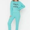 Trendyol Set - Pijama - Green -Tienda barata Ulla Popken 6846b1c0f6114e3791c5db042a95818a