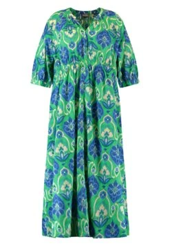 Summer Dress - Vestido Largo - New Green Gemustert -Tienda barata Ulla Popken 687b40a503934a9c94b42050d47218b7
