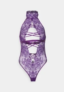 Hunkemöller Melissa - Body - Purple -Tienda barata Ulla Popken 69aa15f0b2b24f7abf5635ea83dfca07
