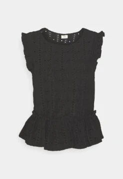 Frill Lace Top - Top - Black -Tienda barata Ulla Popken 6adc0787cb164dc69a6196a24f1e4938