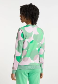 Multicolor - Sudadera - Dots Green Lilac Aop -Tienda barata Ulla Popken 70369f2e6d0441889cbe988a978833fd