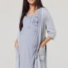 Happy Mama Maternity Hospital Set Labour & Birth - Camisón - Grey