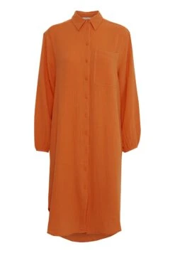 B.young Byiberlin- Vestido Camisero - Orangeade -Tienda barata Ulla Popken 72d8c1d274424ae28a93b506a4b9e1aa