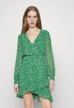Vestido Informal - Green/Multi-Coloured